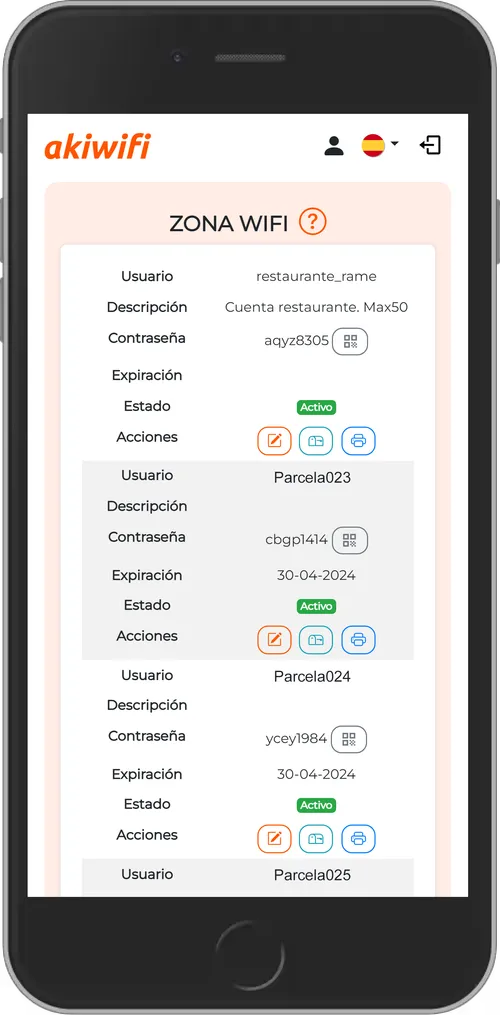 App Zona Wifi en el móvil